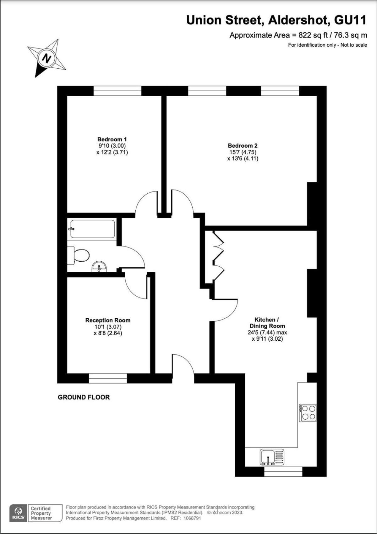 Brand New, 2 Bed 1 Bath, Modern Town Center Apartment, Free Wifi & Netflix By Redwood Stays Алдършот Екстериор снимка